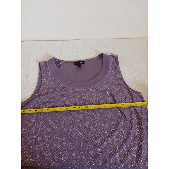 R&M Richards Women’s Open Front Jacket Attached Tank Lace Formal Purple Size 16 - Picture 10 of 16